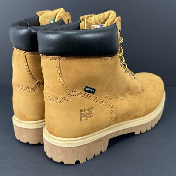 Timberland PRO Direct Attach 6” Work Boots Men’s 13W Wheat / Tan Soft Toe NEW